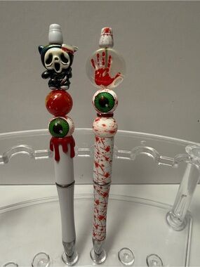 New Beaded Halloween Themed Pens